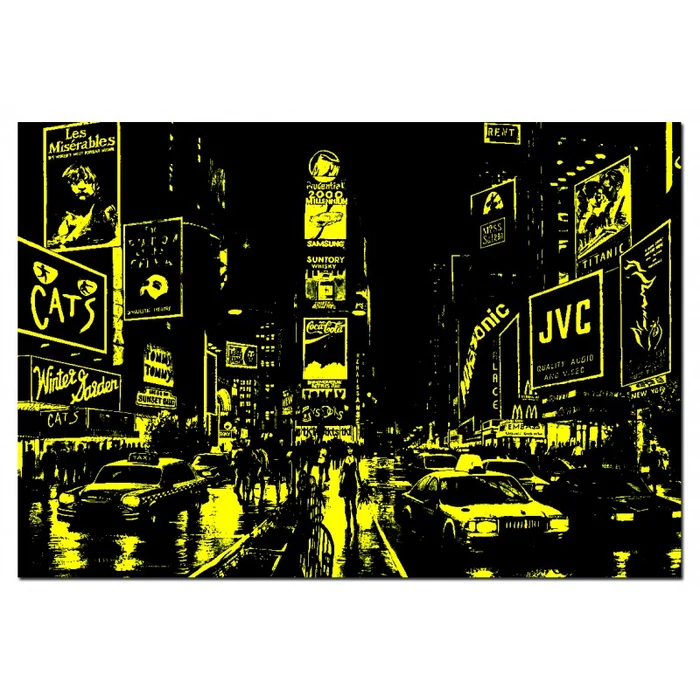Educa 13047 - Neon puzzle - Time Square New York - 1000 db-os puzzle