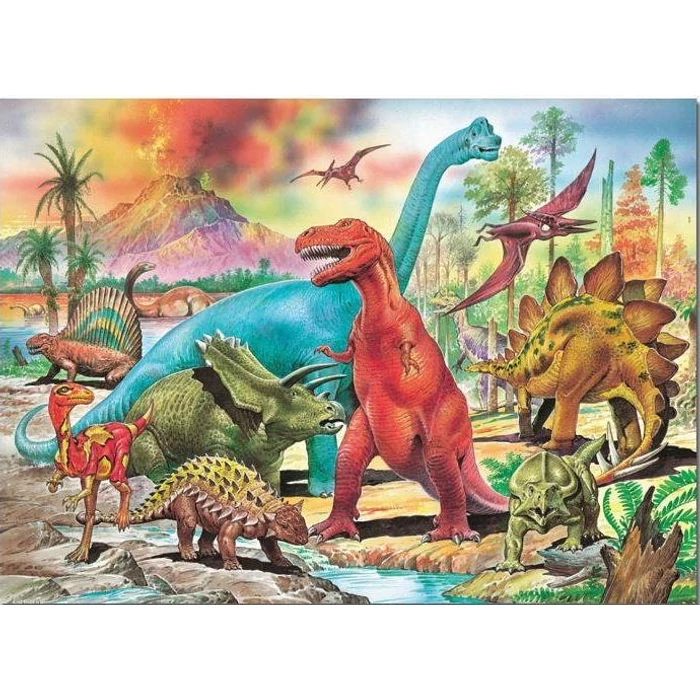 Educa 13179 - Dínók - 100 db-os puzzle