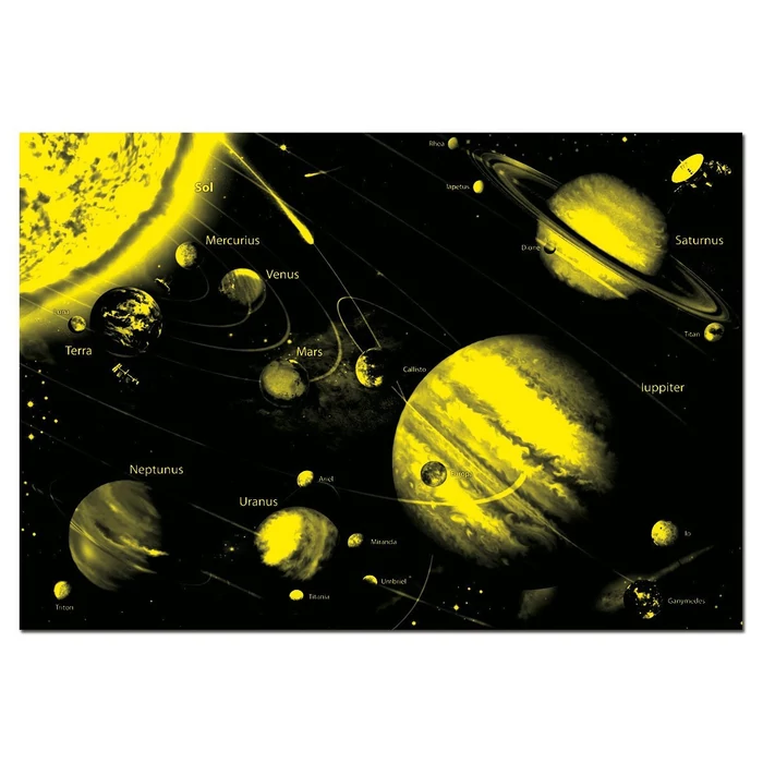 Educa 14461 - Neon puzzle - Naprendszer - 1000 db-os puzzle