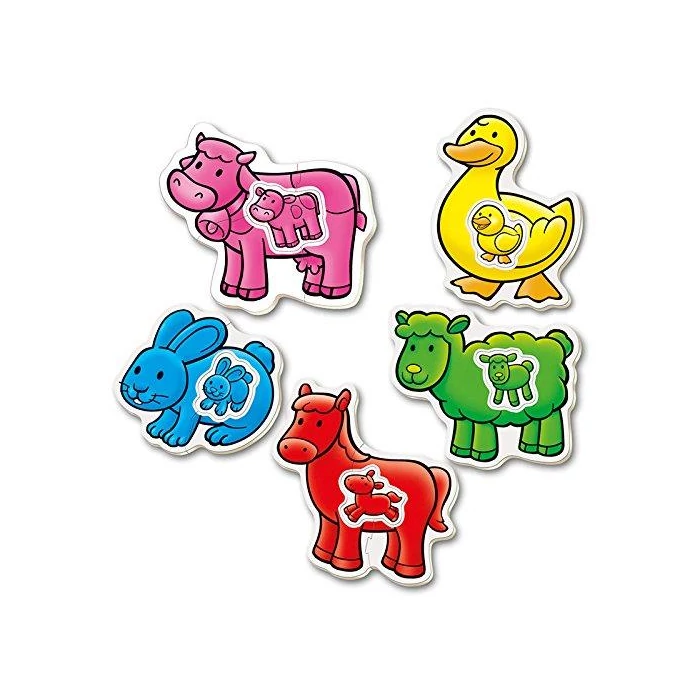 Educa 14865 -  Baby sziluett puzzle - Farm - 2,3,4 db-os puzzle