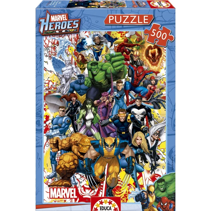 Educa 15560 - Marvel hősök - 500 db-os puzzle