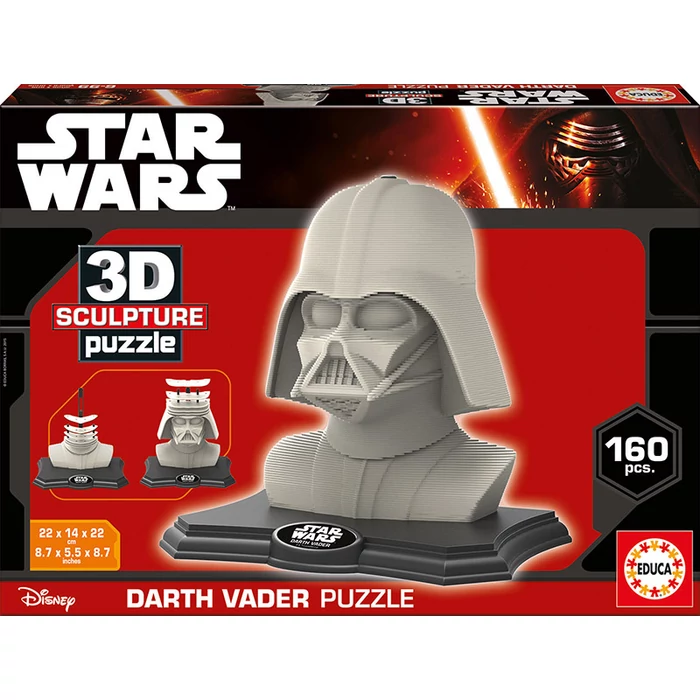 Educa 16500 - Darth Vader - 160 db-os 3D szobor puzzle