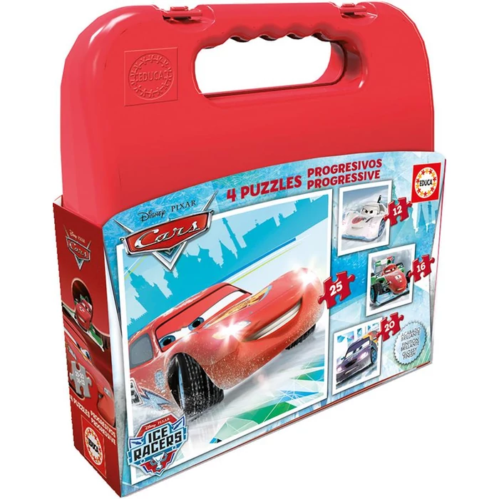Educa 16506 - Verdák 2 - Jeges kaland - 4 az 1-ben puzzle (12,16,20,25 db-os) puzzle