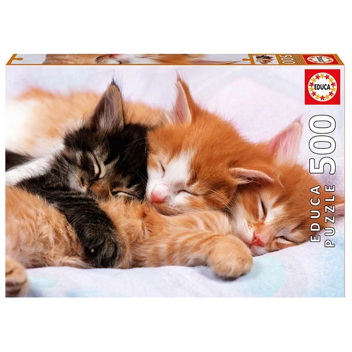 Educa 17087 - Cicák - 500 db-os puzzle