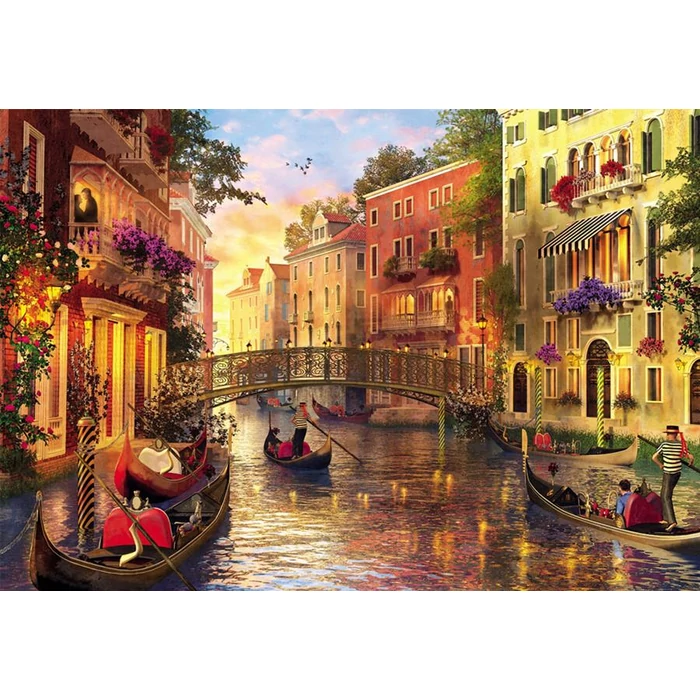 Educa 17124 - Naplemente Velencében - 1500 db-os puzzle