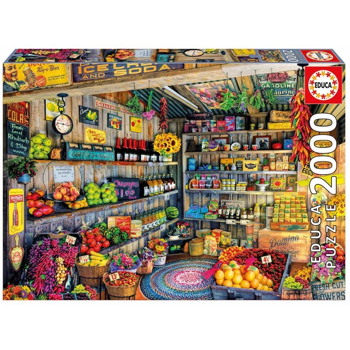 Educa 17128 - Zöldséges - 2000 db-os puzzle