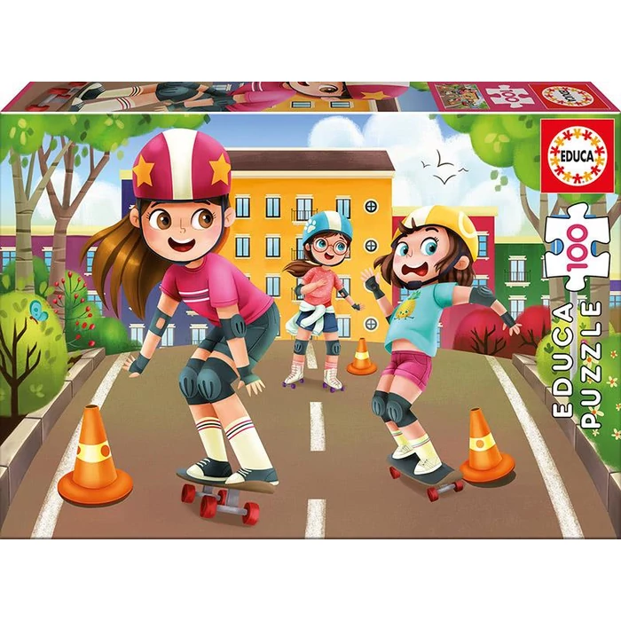 Educa 17152 - Deszkázás  - 100 db-os puzzle