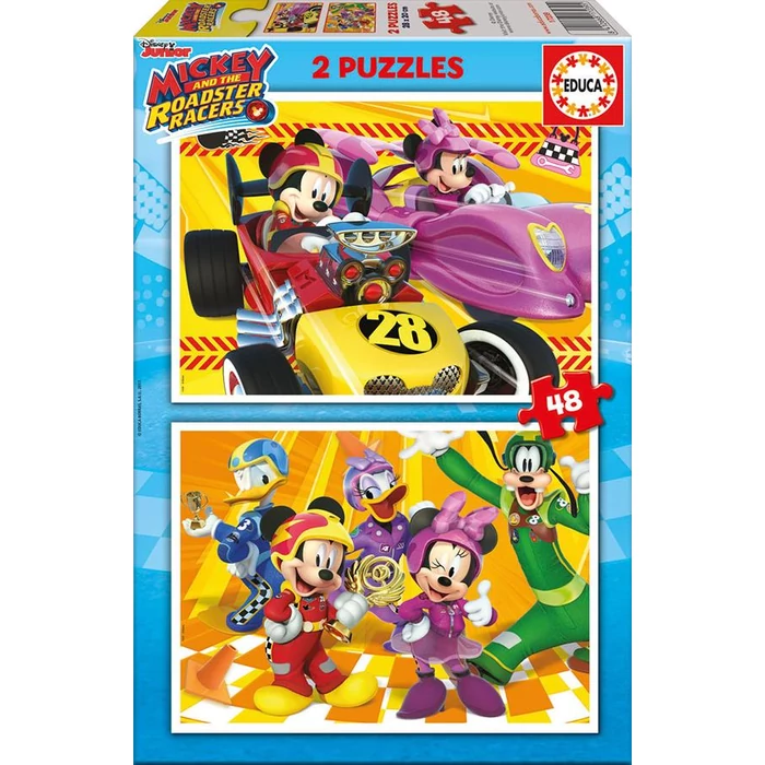 Educa 17239 - Mickey Mouse és barátai - 2 x 48 db-os puzzle