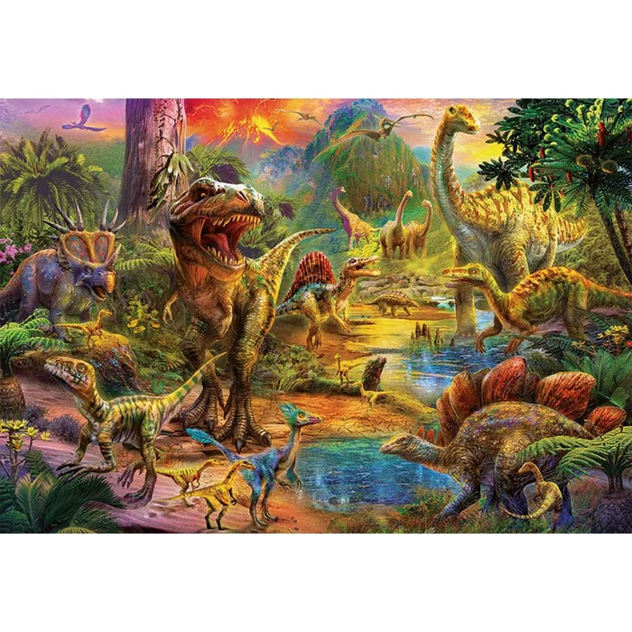 Educa 17655 - Dinoszauruszok földje - 1000 db-os puzzle