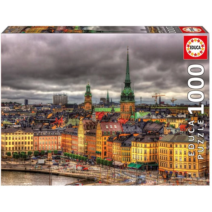 Educa 17664 - Stockholm, Svédország - 1000 db-os puzzle