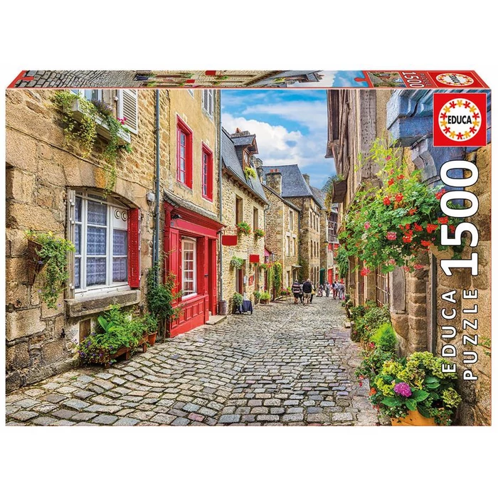 Educa 17671 - Virágos utcácska - 1500 db-os puzzle