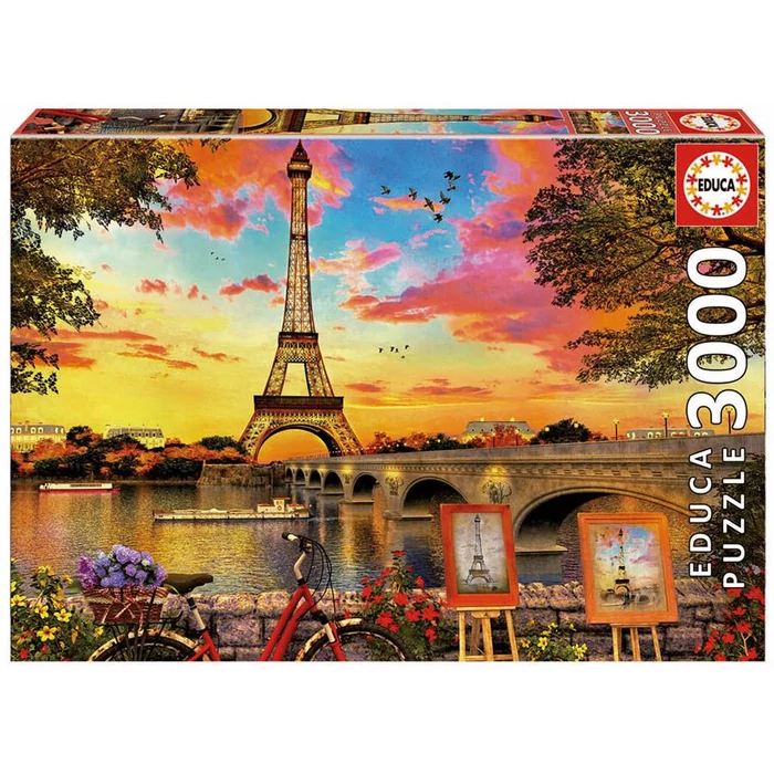 Educa 17675 - Naplemente Párizsban - 3000 db-os puzzle