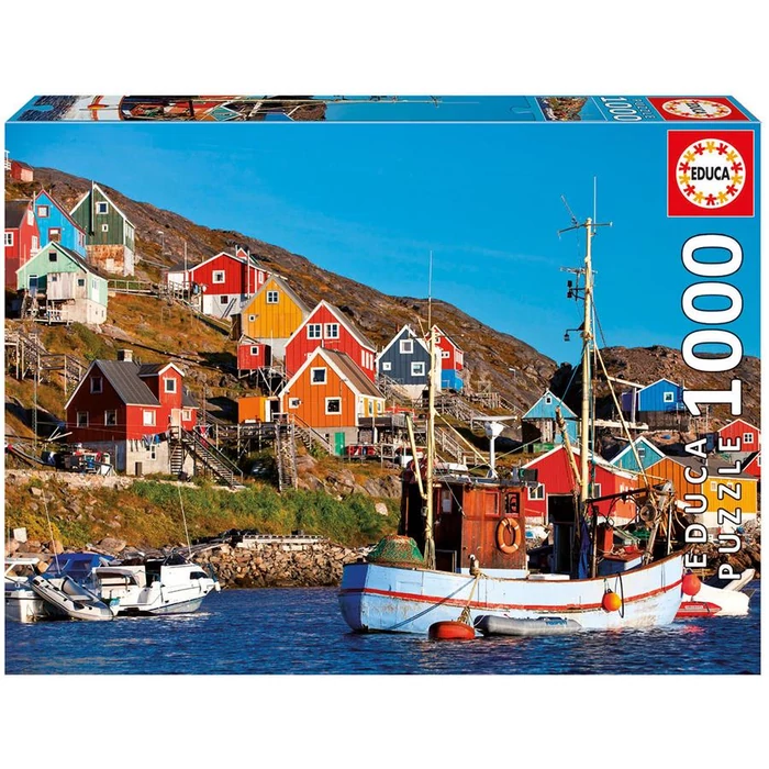 Educa 17745 - Északi házikók - 1000 db-os puzzle