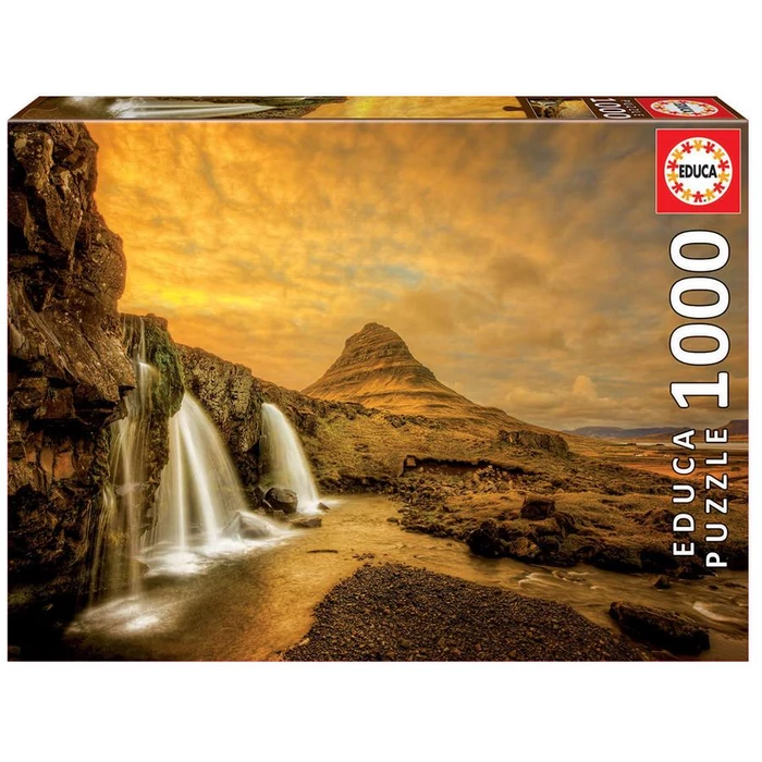 Educa 17971 - Kirkjufellsfoss vízesés, Norvégia - 1000 db-os puzzle