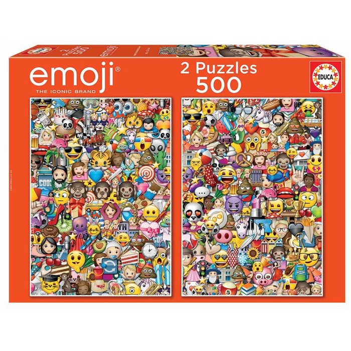 Educa 17992 - Emoji - 2 x 500 db-os puzzle