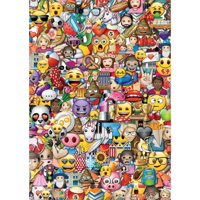 Educa 17992 - Emoji - 2 x 500 db-os puzzle