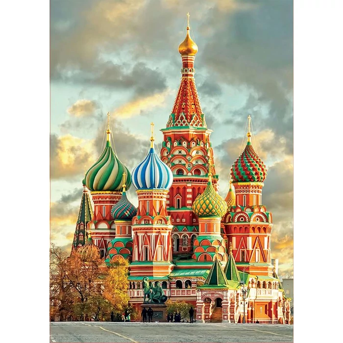 Educa 17998 - Boldog Vazul-székesegyház, Moszkva - 1000 db-os puzzle