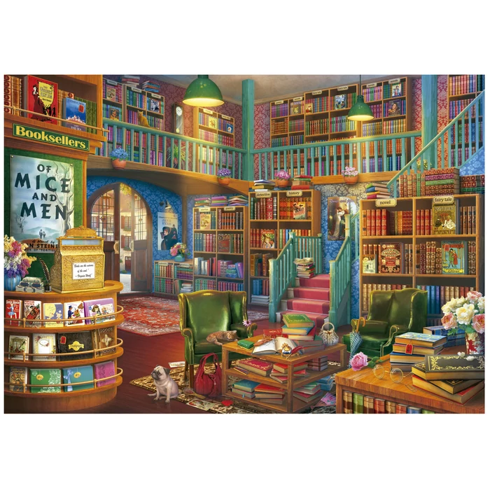 Educa 19925 - Lenyűgöző könyvesbolt - 1000 db-os puzzle