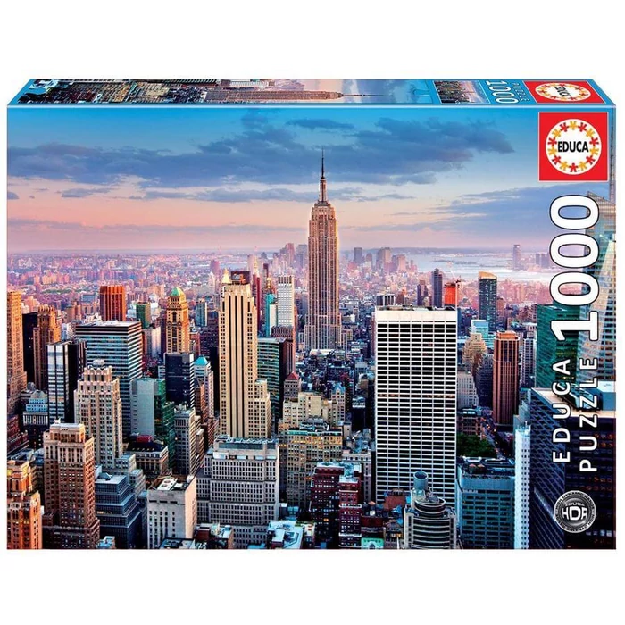 Educa 14811 - HDR - Manhattan - New York - 1000 db-os puzzle