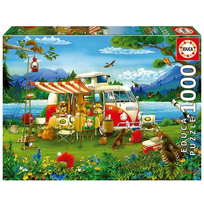 Educa 19922 - Kempingezés - 1000 db-os puzzle