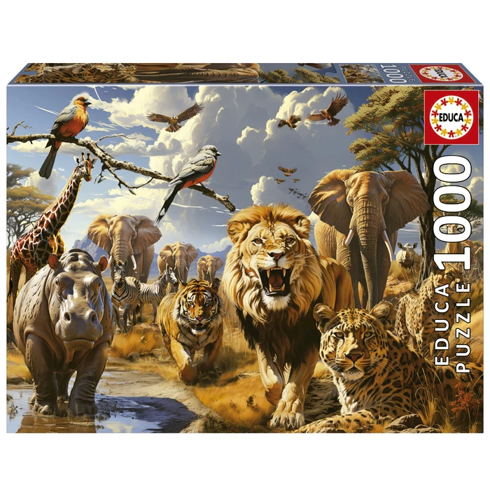 Educa 19920 - Vadállatok - 1000 db-os puzzle