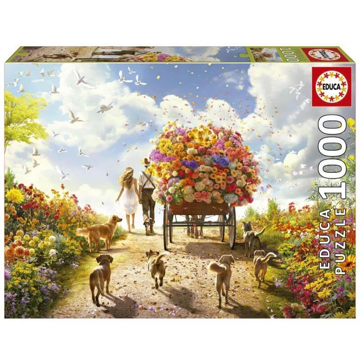 Educa 19921 - Virágszállítás - 1000 db-os puzzle
