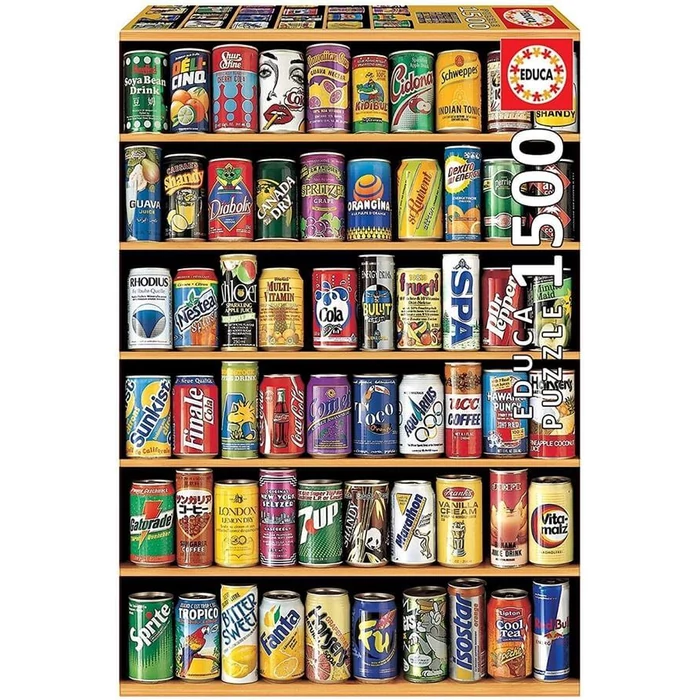 Educa 14446 - Üdítős dobozok - 1500 db-os puzzle