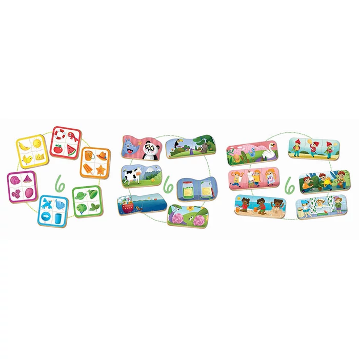 Educa 18123 - 3 az 1-ben - Baby oktató puzzle