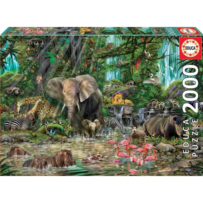 Educa 16013 - Afrikai dzsungel - 2000 db-os puzzle