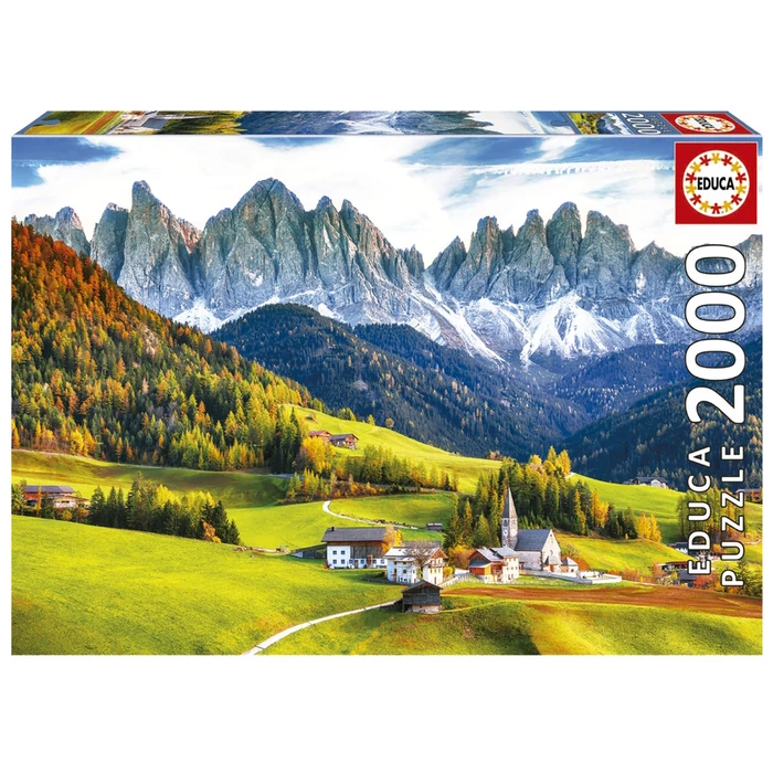 Educa 19566 - Ősz a Dolomitoknál -  2000 db-os puzzle