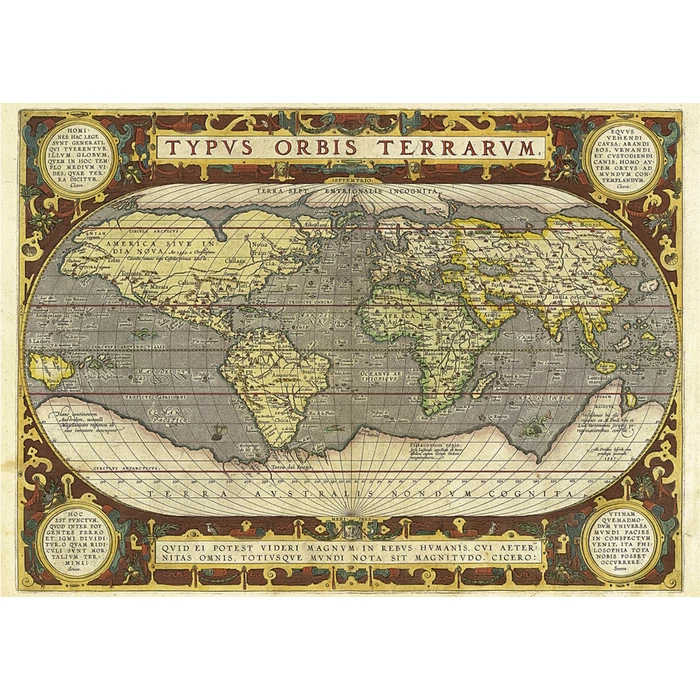 Educa 19620 - Világtérkép - 2000 db-os puzzle