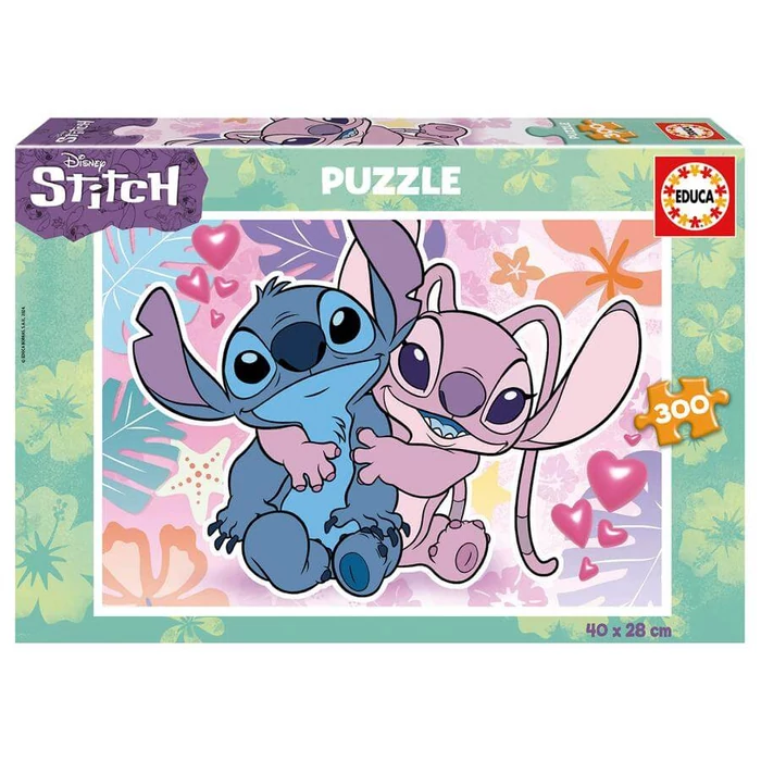 Educa 19964 - Disney - Stitch és Angel - 300 db-os puzzle
