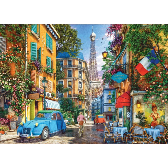 Educa 19284 Párizs régi utcája - 4000 db-os puzzle