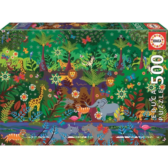 Educa 19245 Dzsungel - 500 db-os puzzle