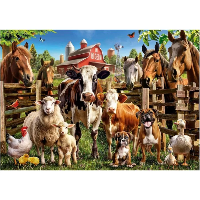 Educa 19905 - Haverok a farmon - 500 db-os puzzle