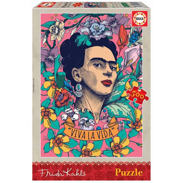 Educa 19251 Viva la Vida Frida Kahlo - 500 db-os puzzle