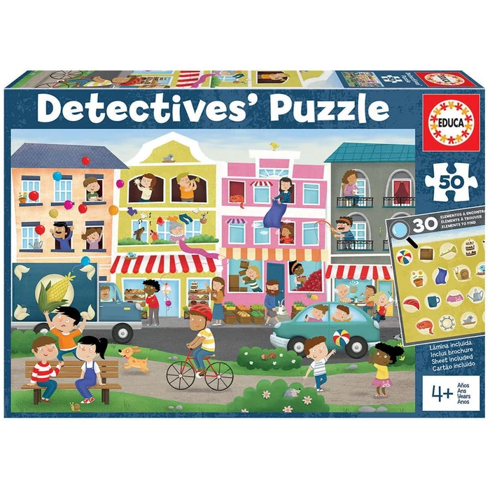 Educa 18894 - Elfoglalt város - 50 db-os Detektív puzzle