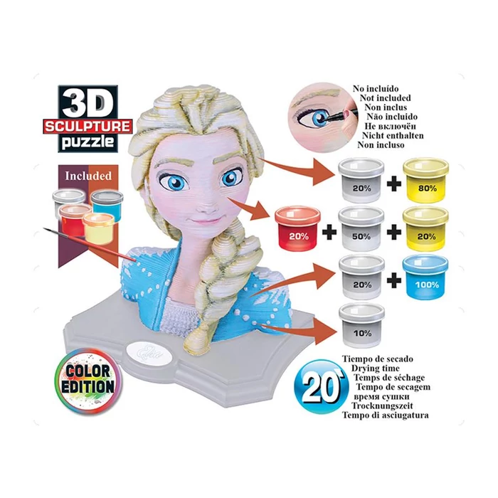 Educa 18374 - Jégvarázs 2 - Color Edition - 163 db-os 3D szobor puzzle