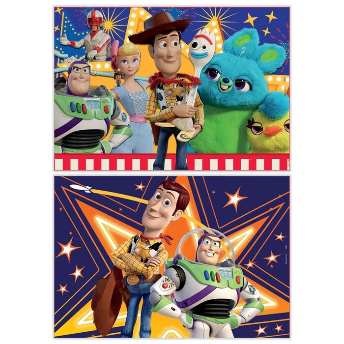 Educa 18083 - Toy Story 4 - 2 x 25 db-os fa puzzle