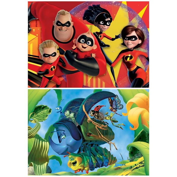 Educa 18634 - Disney Pixar mesék  - 2 x 48 db-os puzzle