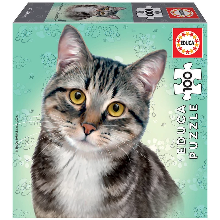 Educa 18808 - Európai rövidszőrű - 100 db-os puzzle