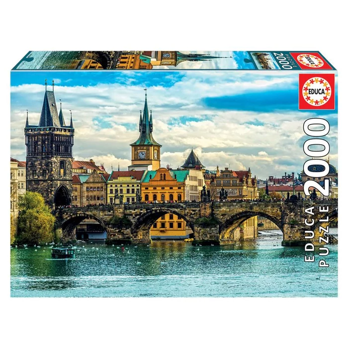 Educa 18504 - Prágai látkép - 2000 db-os puzzle