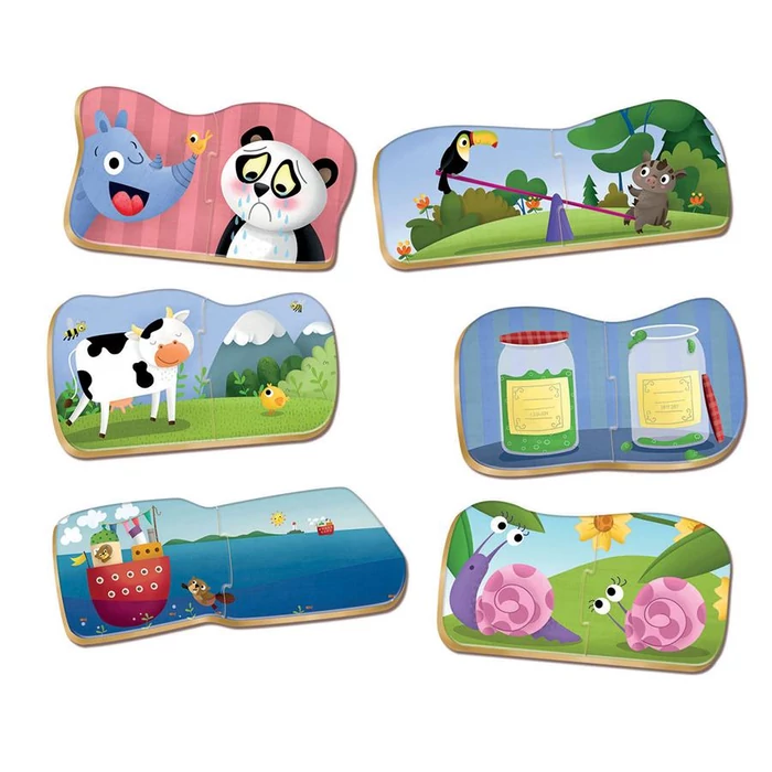 Educa 18122 - Ellentétek - Baby oktató puzzle