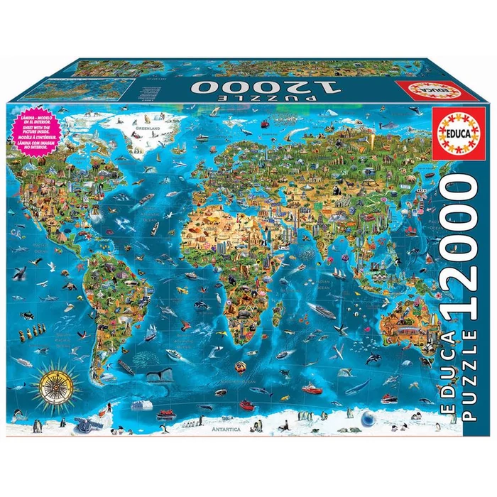 Educa 19057 - A világ csodái - 12000 db-os puzzle