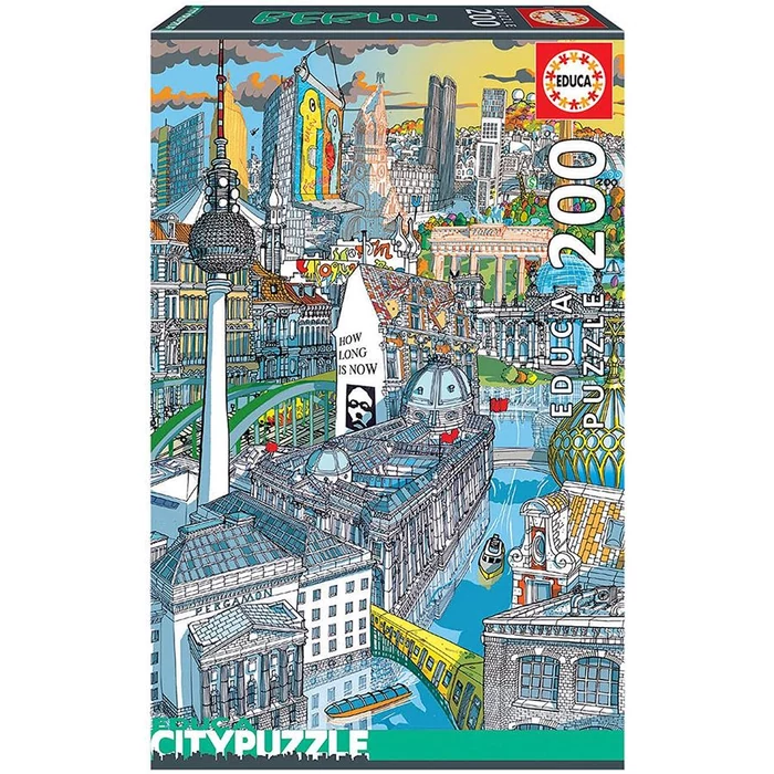 Educa 18469 - City puzzle - Berlin - 200 db-os puzzle