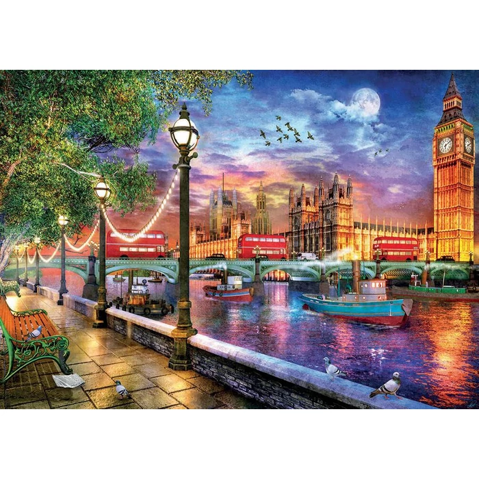 Educa 19046 - Naplemente Londonban - 2000 db-os puzzle