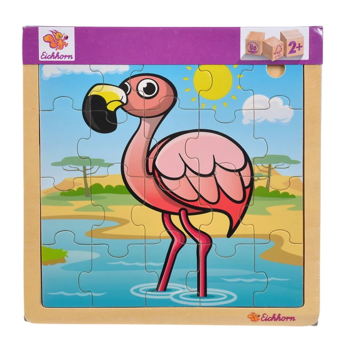 Eichhorn 5409 állatos - 20 db-os fa puzzle - többféle