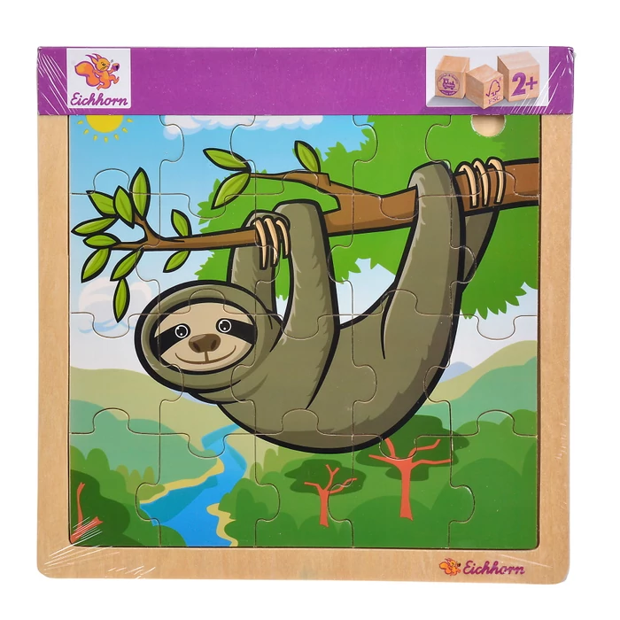 Eichhorn 5409 állatos - 20 db-os fa puzzle - többféle