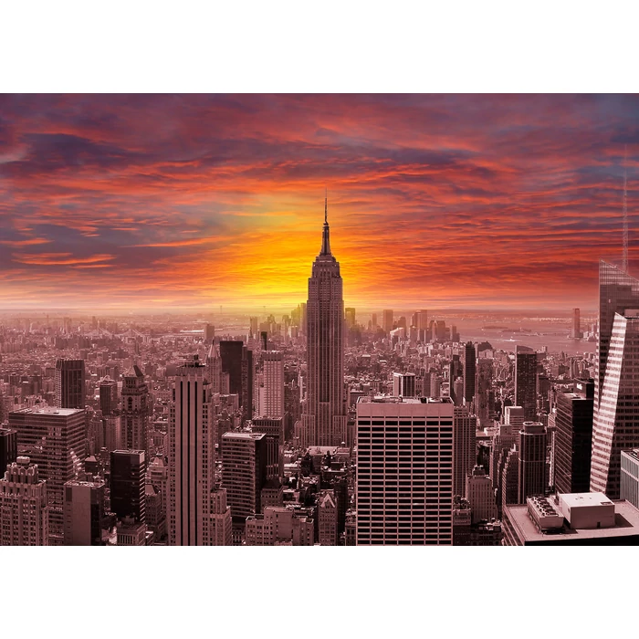 Enjoy Puzzle - 1068 - Sunset Over New York Skyline - 1000 db-os puzzle