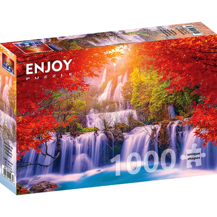 Enjoy Puzzle - 1287 - Thee Lor Su Waterfall in Autumn, Thailand - 1000 db-os puzzle